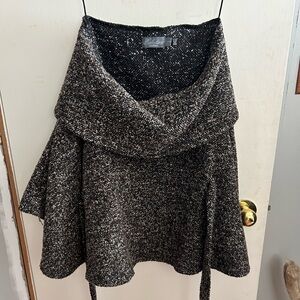Vintage Heavy Winter Poncho